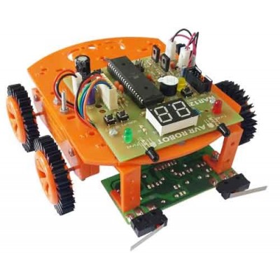 کیت آموزشی چهار ربات با میکروکنترلر (AVR(ATMEGA32 مدل NAR125